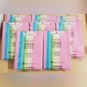 American Greetings Tissue Paper 40-Sheet Packs, Rainbow